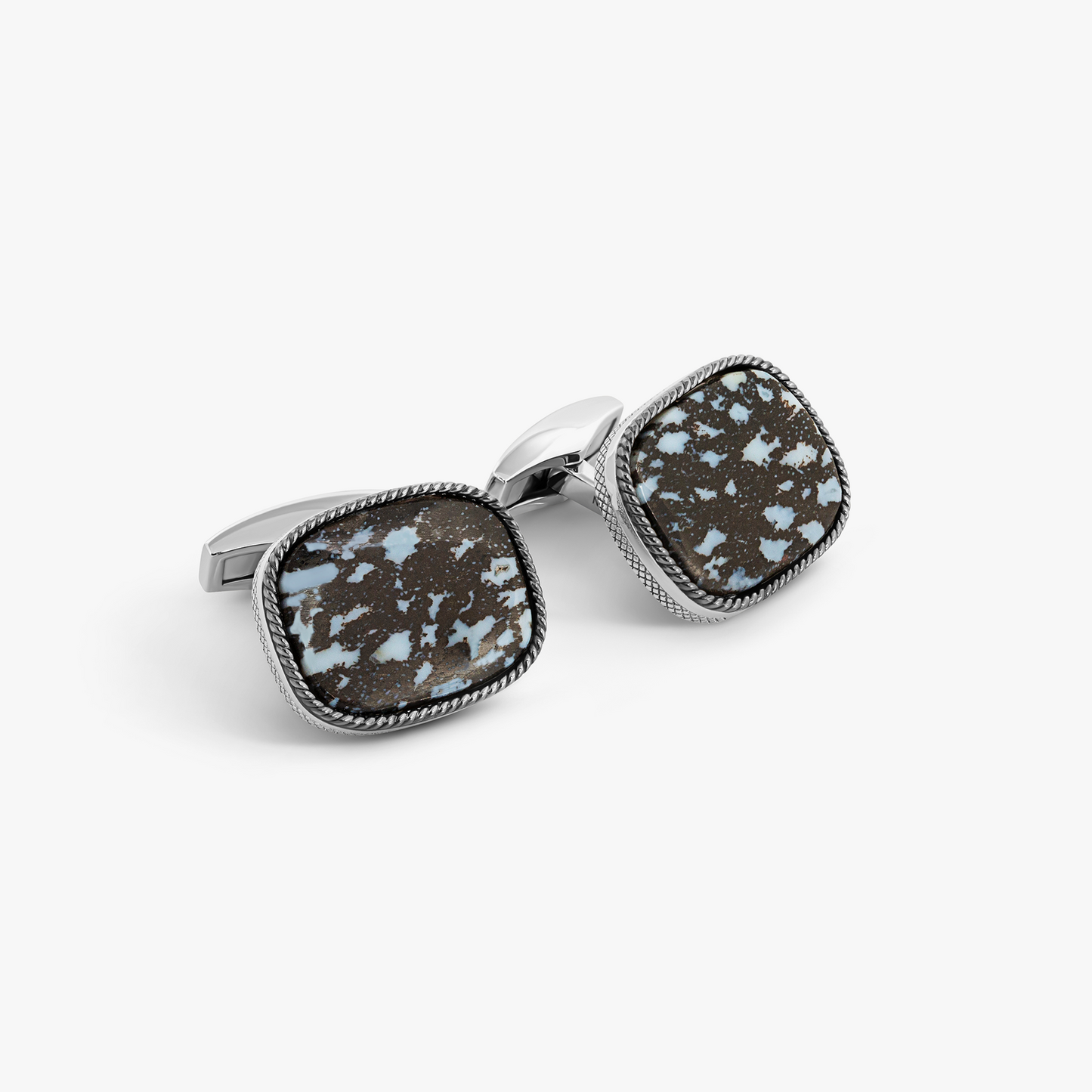 Fossil Palm Cufflink in Sterling Silver (Limited Edition)
