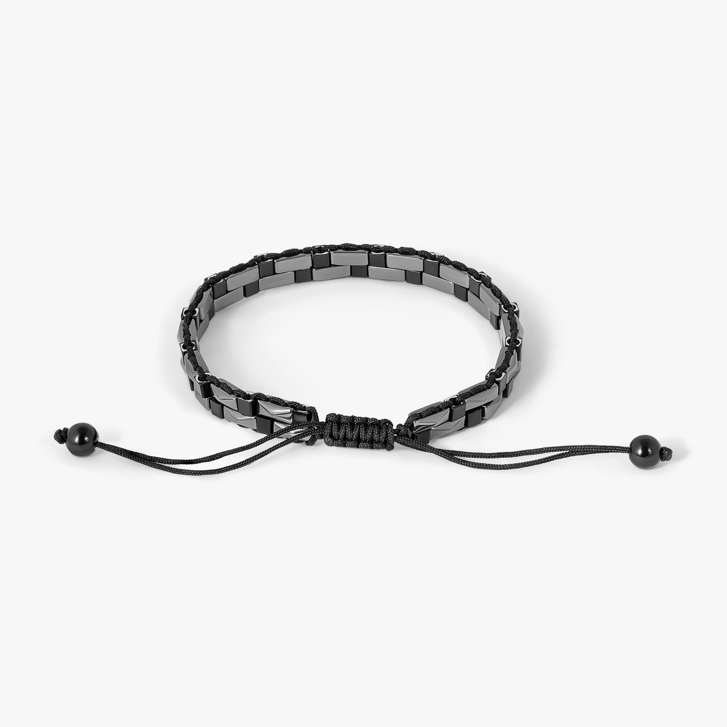 THOMPSON Mini Pyramid Bracelet With Hematite