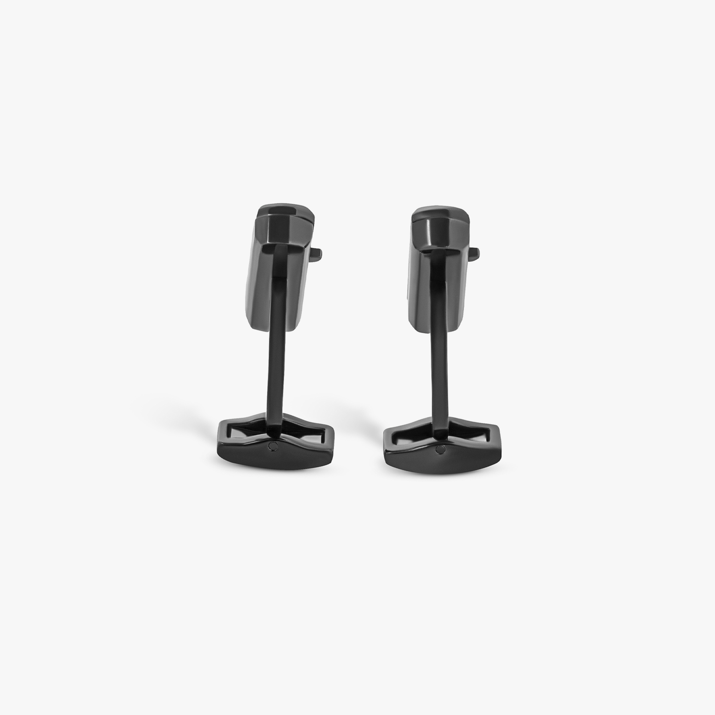 Black IP steel Antibody cufflinks
