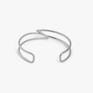 Products Apex bangle in brushed ruthenium plated sterling silver (UK) 2