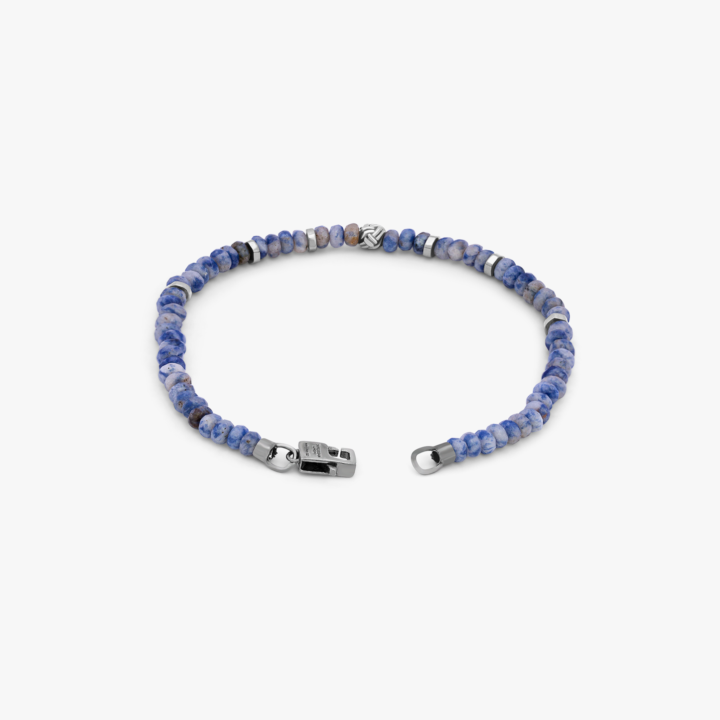 Nodo Beaded Bracelet In Blue Sodalite