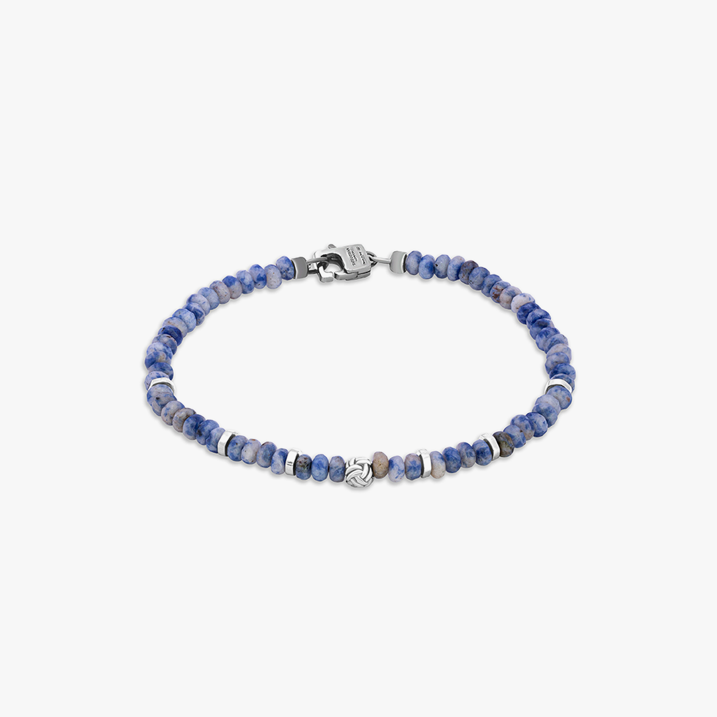 Nodo Beaded Bracelet In Blue Sodalite