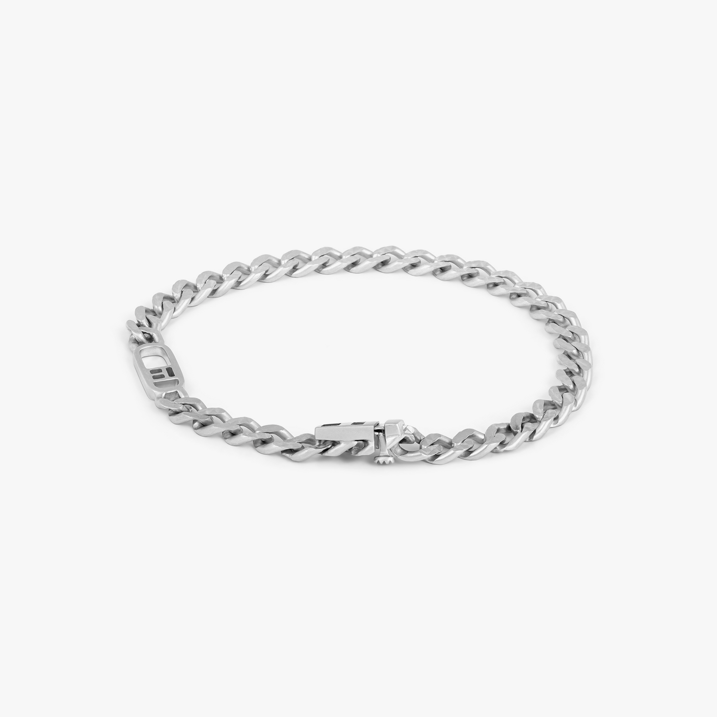 Catena Curve Signifier Bracelet In Silver