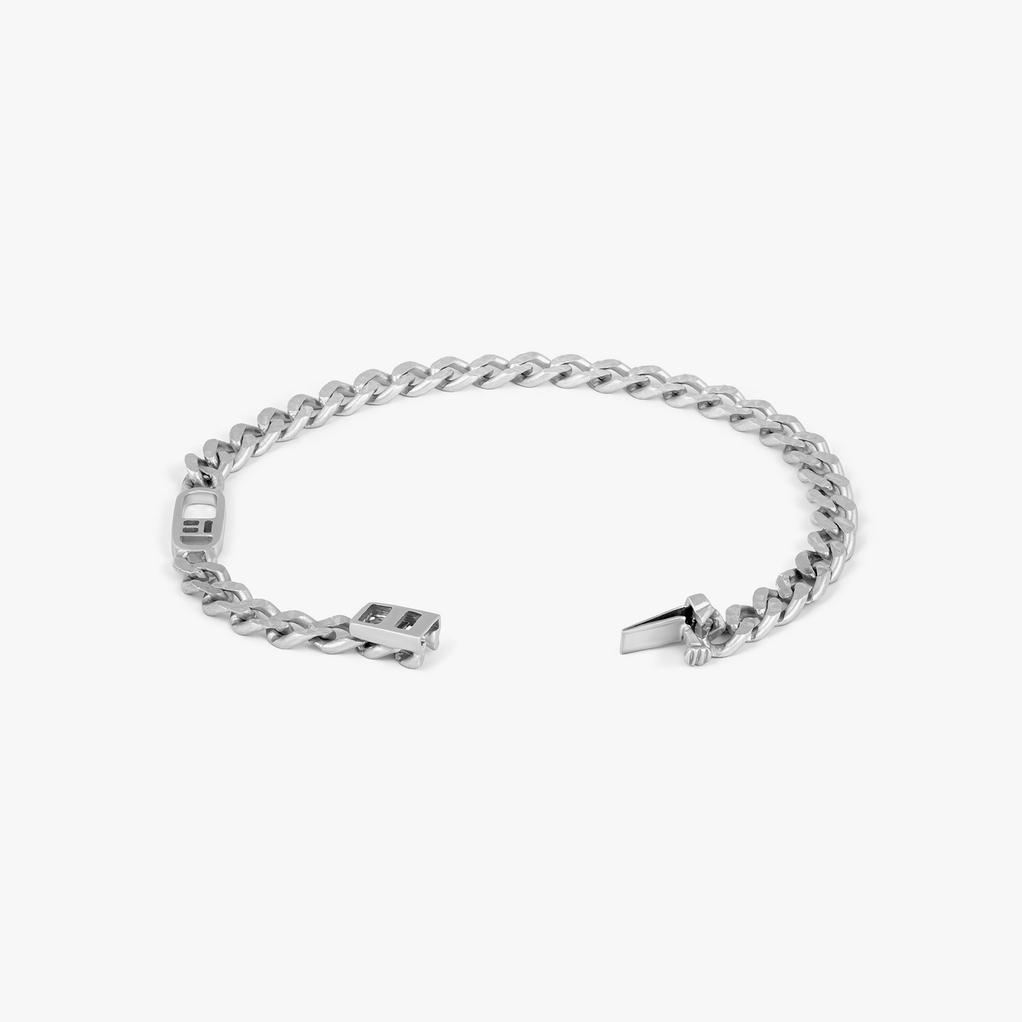 Catena Curve Signifier Bracelet In Silver