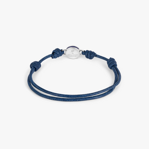 Macrame Milos Evil Eye Bracelet In Blue