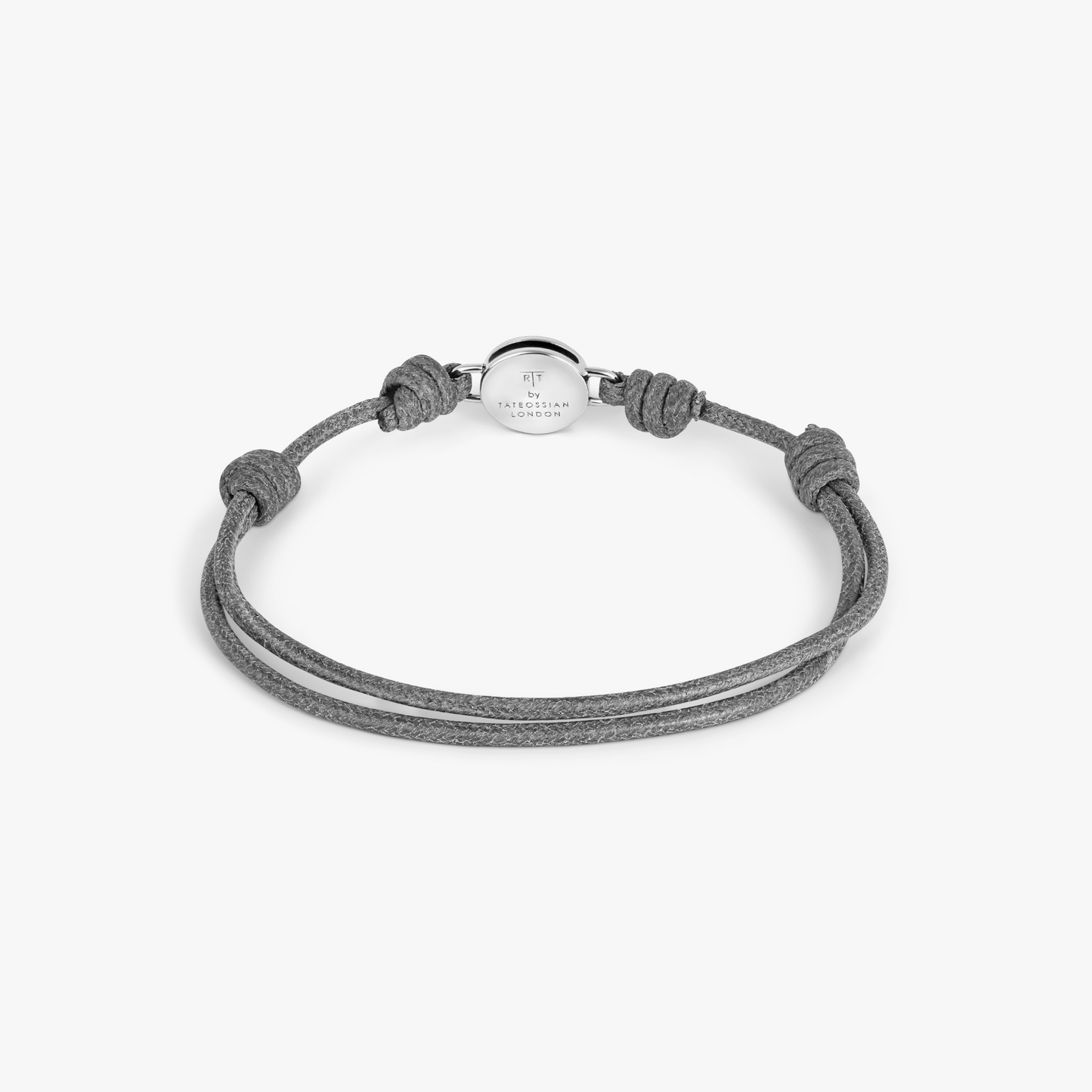 Macrame Milos Evil Eye Bracelet In Grey