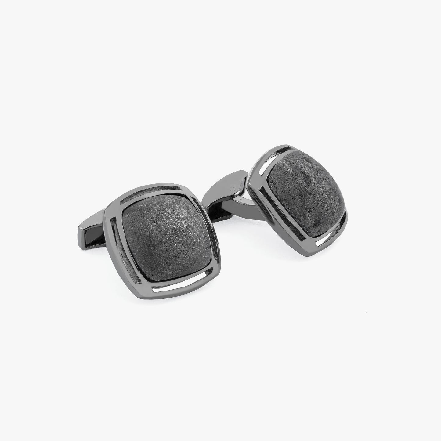 Specular Hematite cufflinks in Sterling Silver (Limited Edition)