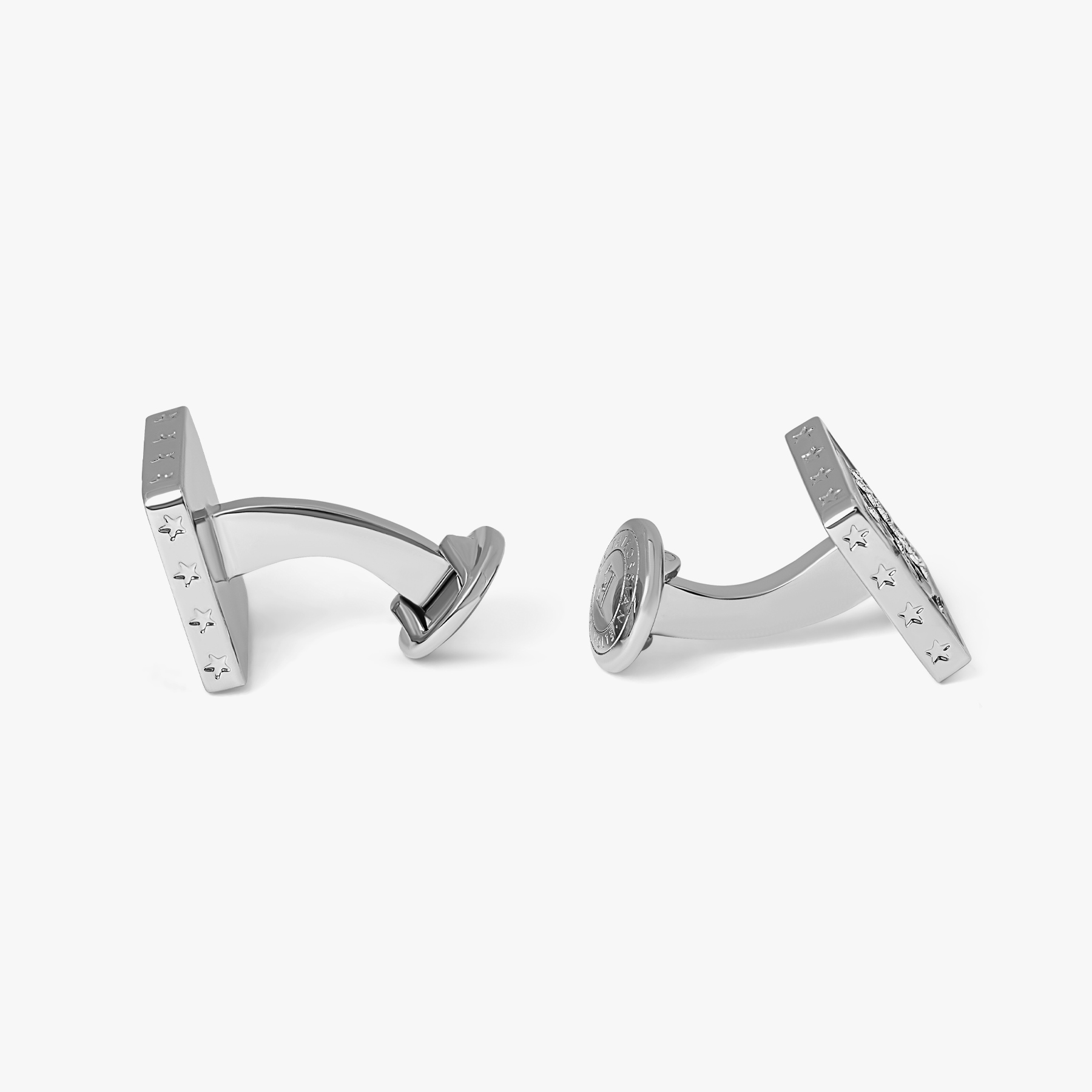 ELTON JOHN Signature "E" Logo cufflinks with Swarovski elements