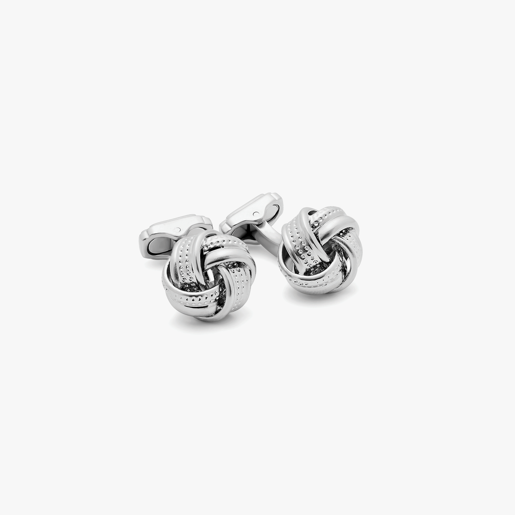 THOMPSON Satin Dot Knot cufflinks (UK) 1