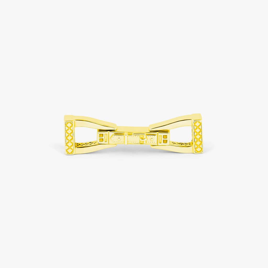 Ascot Cufflinks in Gold-Plated Sterling Silver