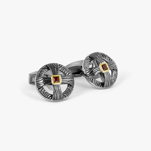 Yerevan Heritage Cufflinks In Oxidised | Tateossian