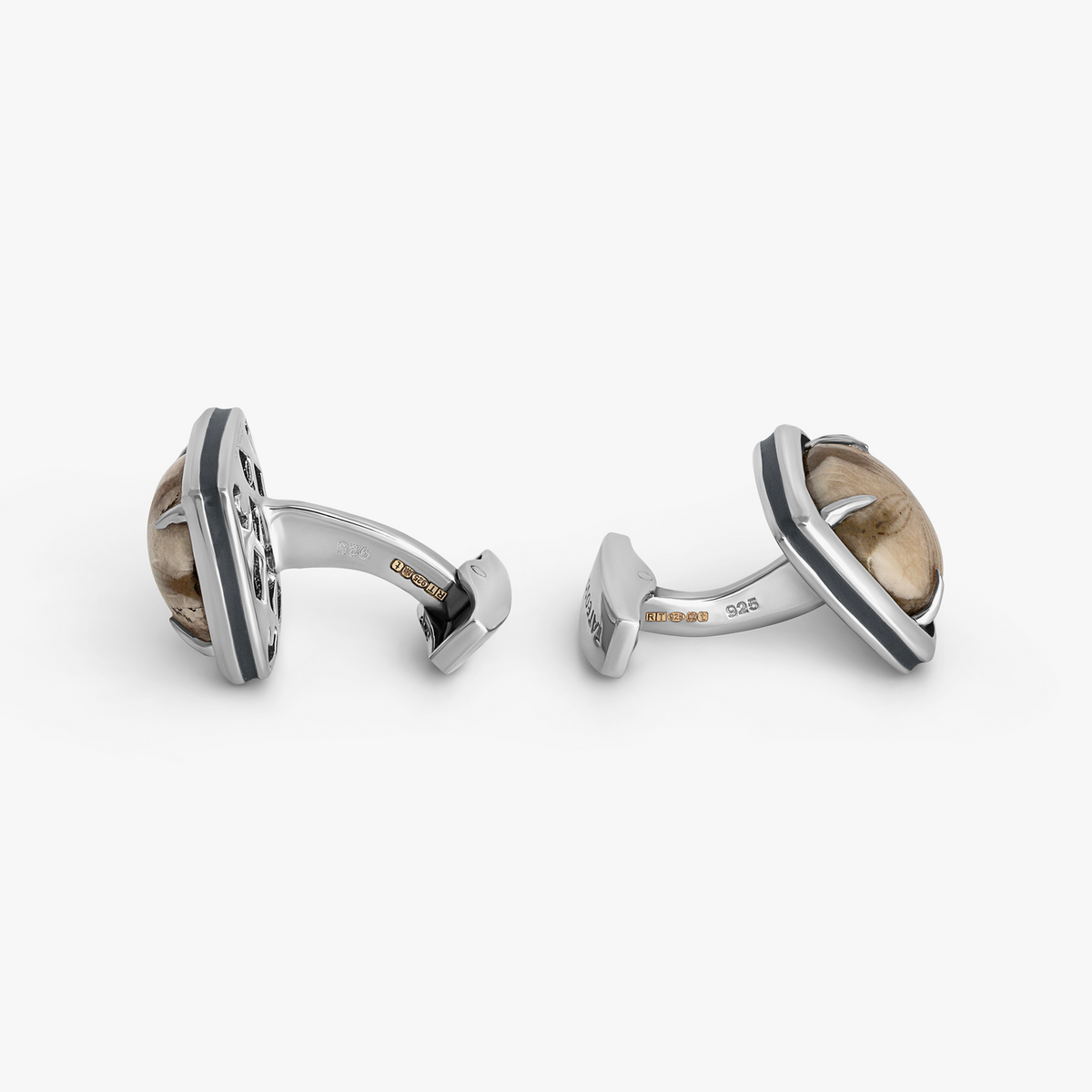 Fossil Sand Dollar Sterling Silver Cufflinks | Limited Edition