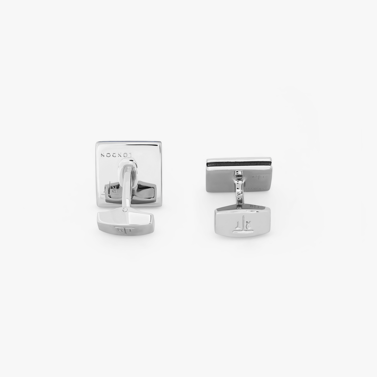 Grey Rhodium Plated Swarovski Quadrato Cufflinks