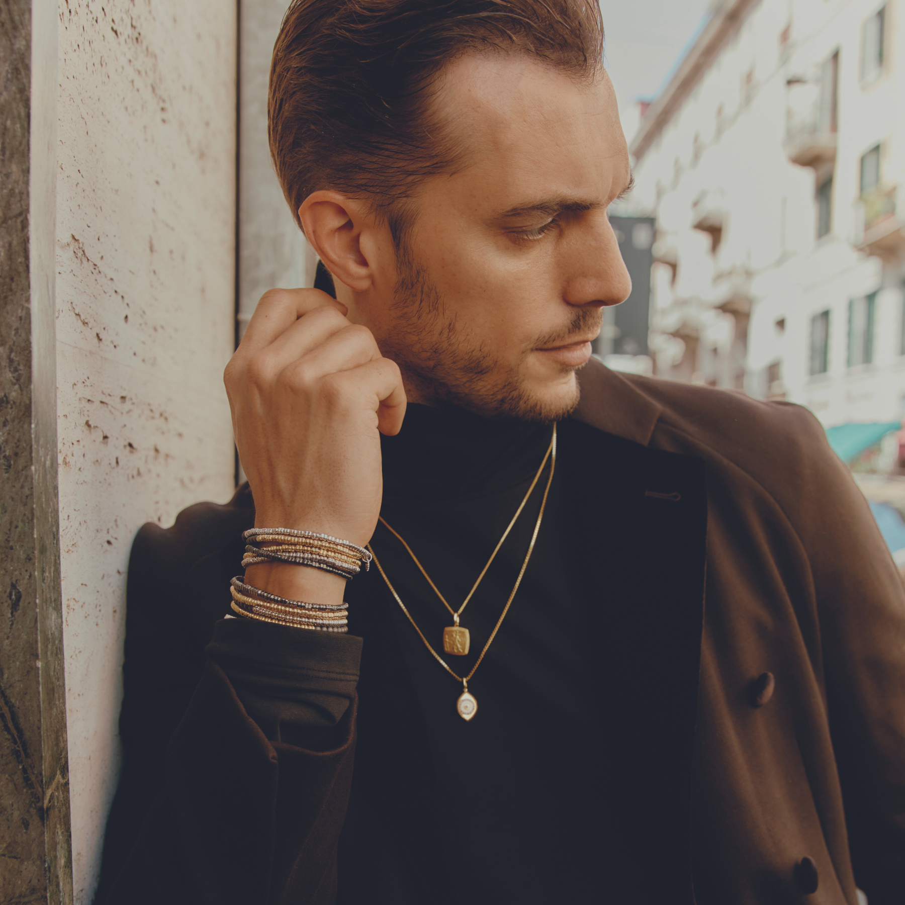 St. Christopher Necklace In Yellow Gold