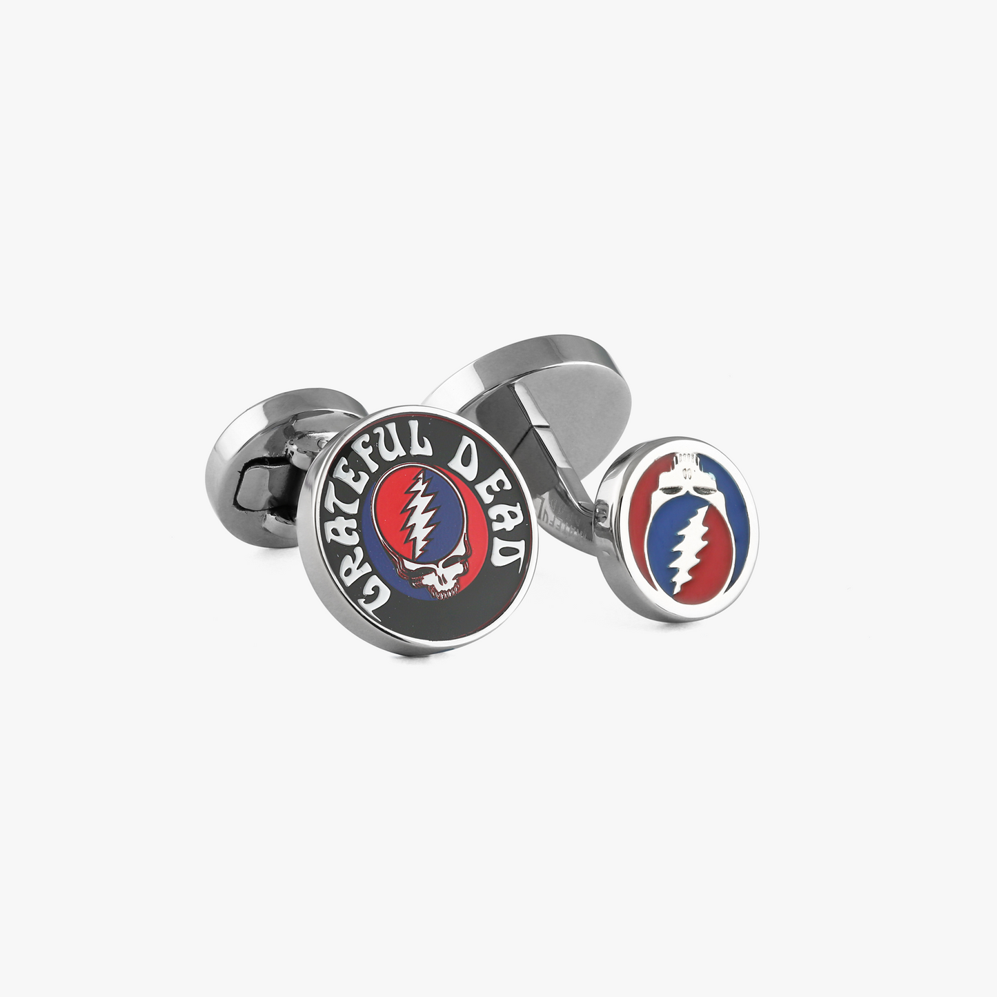 Steal Your Face'  Artistic Skull cufflinks