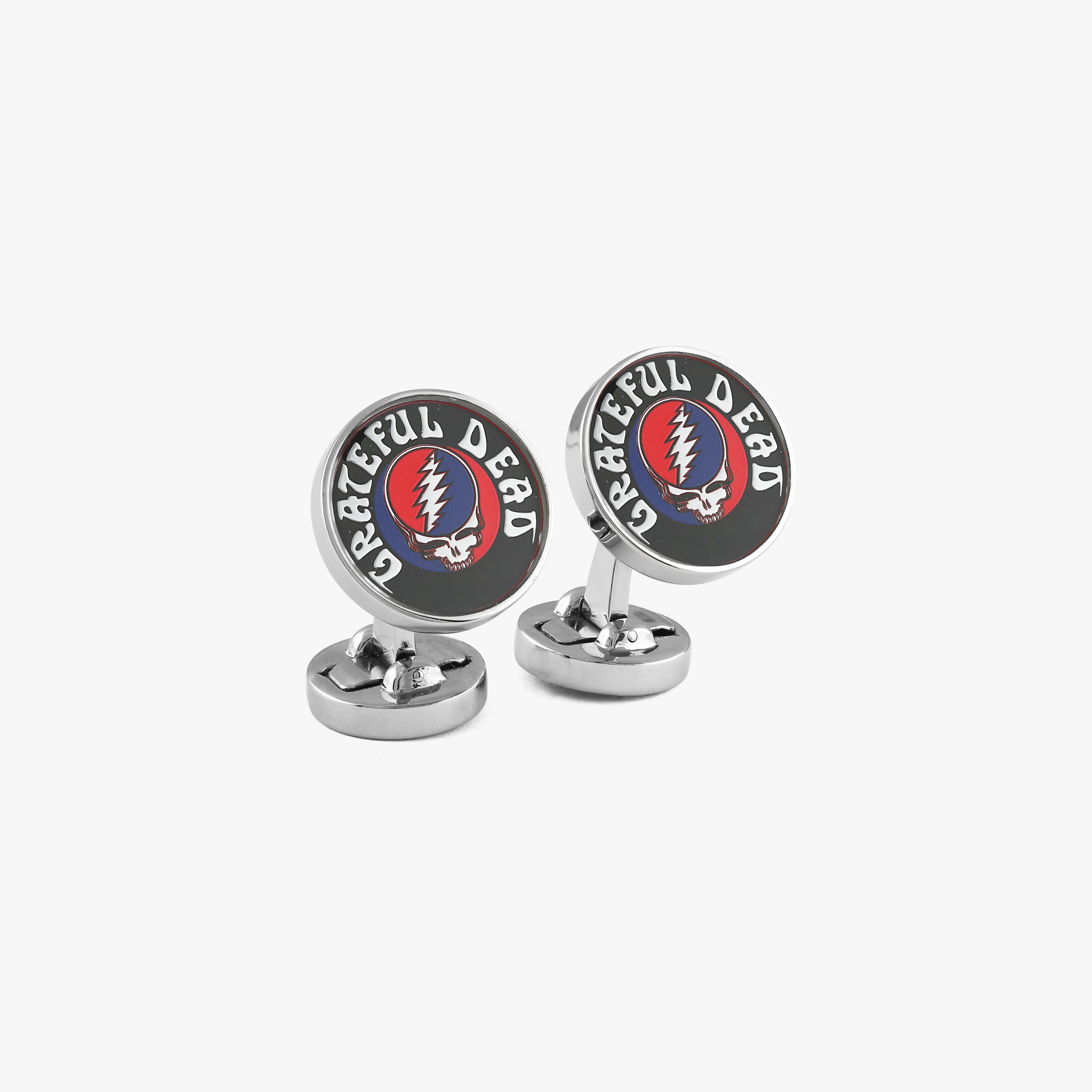 Steal Your Face'  Artistic Skull cufflinks