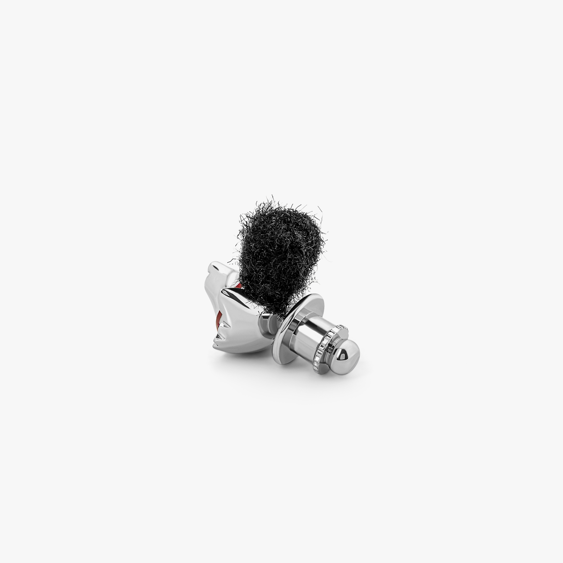 Royal Corgi Pin In Silver