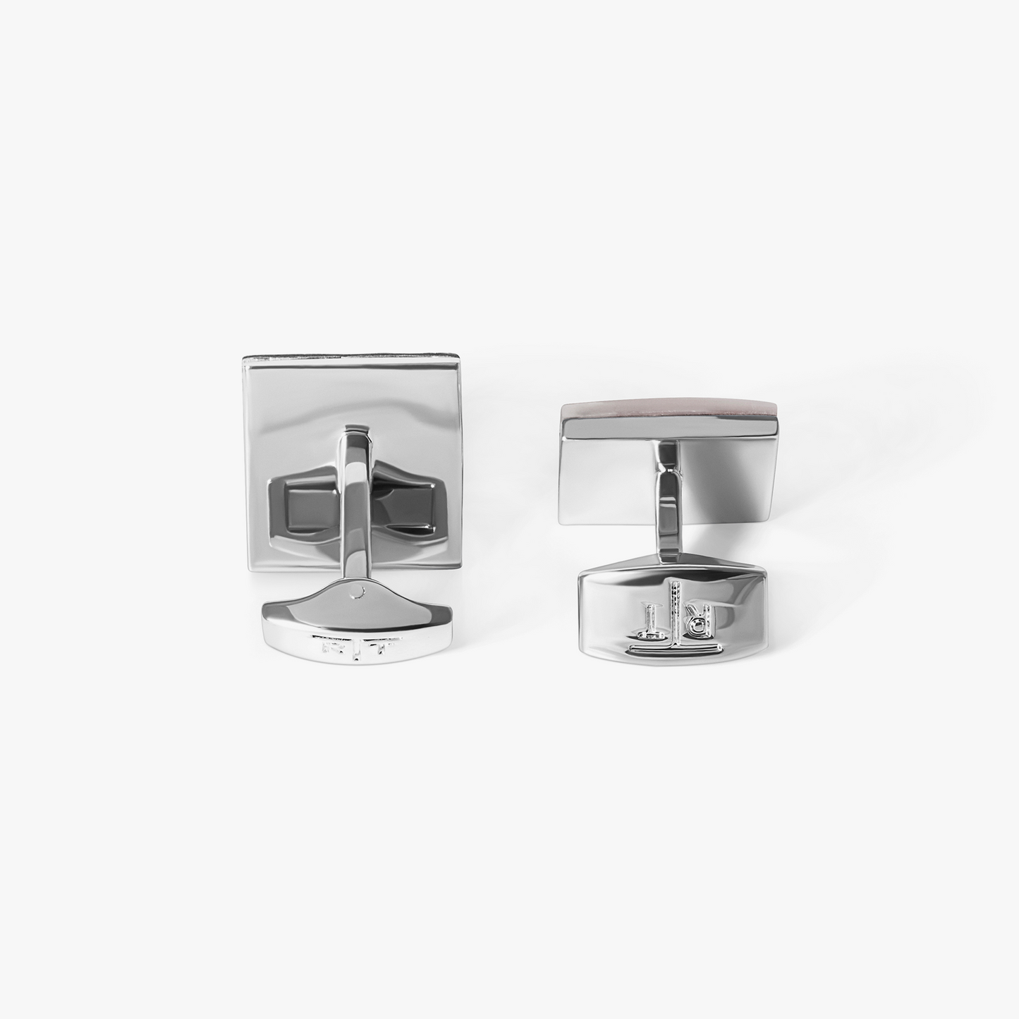 Carbon Mosiac Cufflink in Black MOP