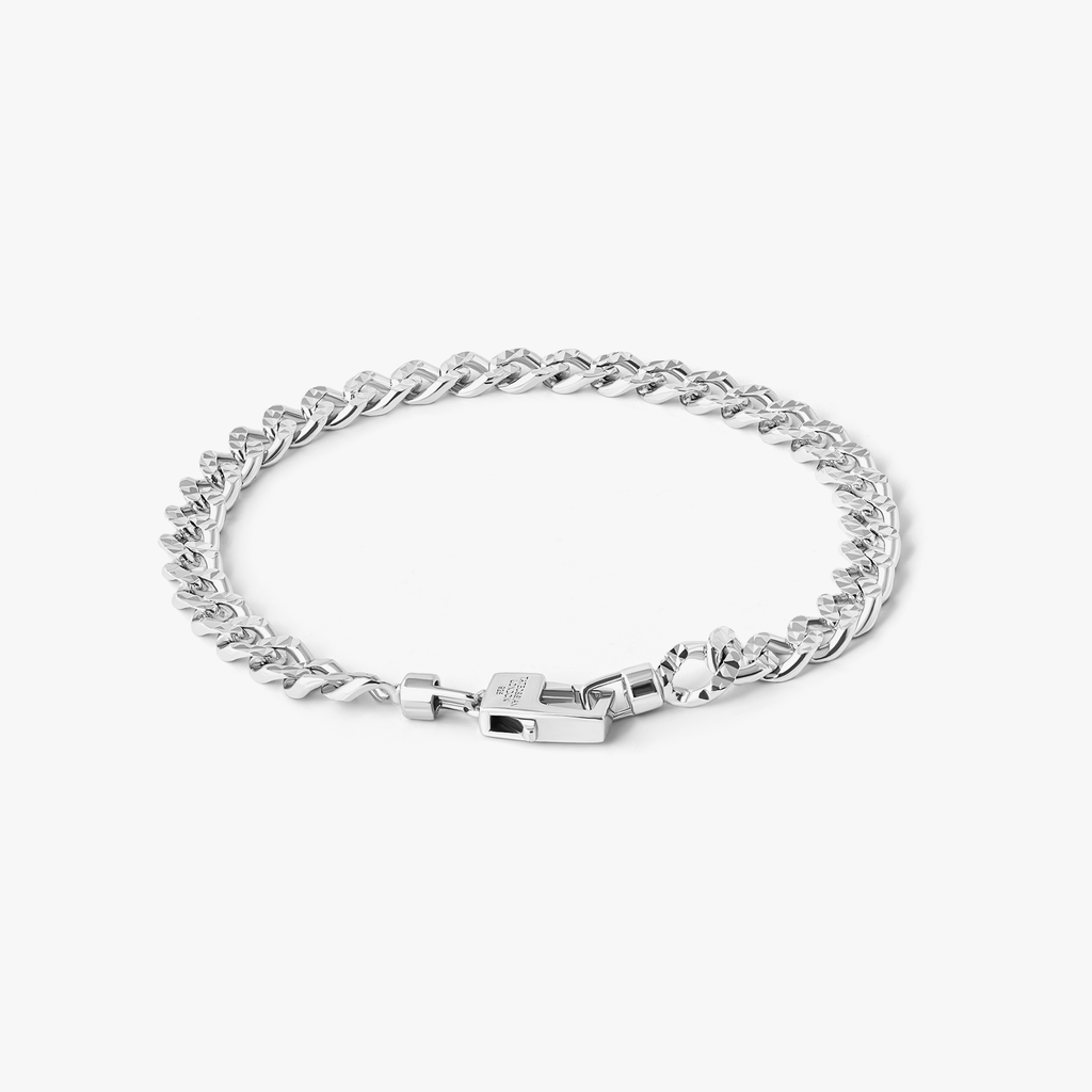 Martellato Chain Bracelet In Sterling Silver