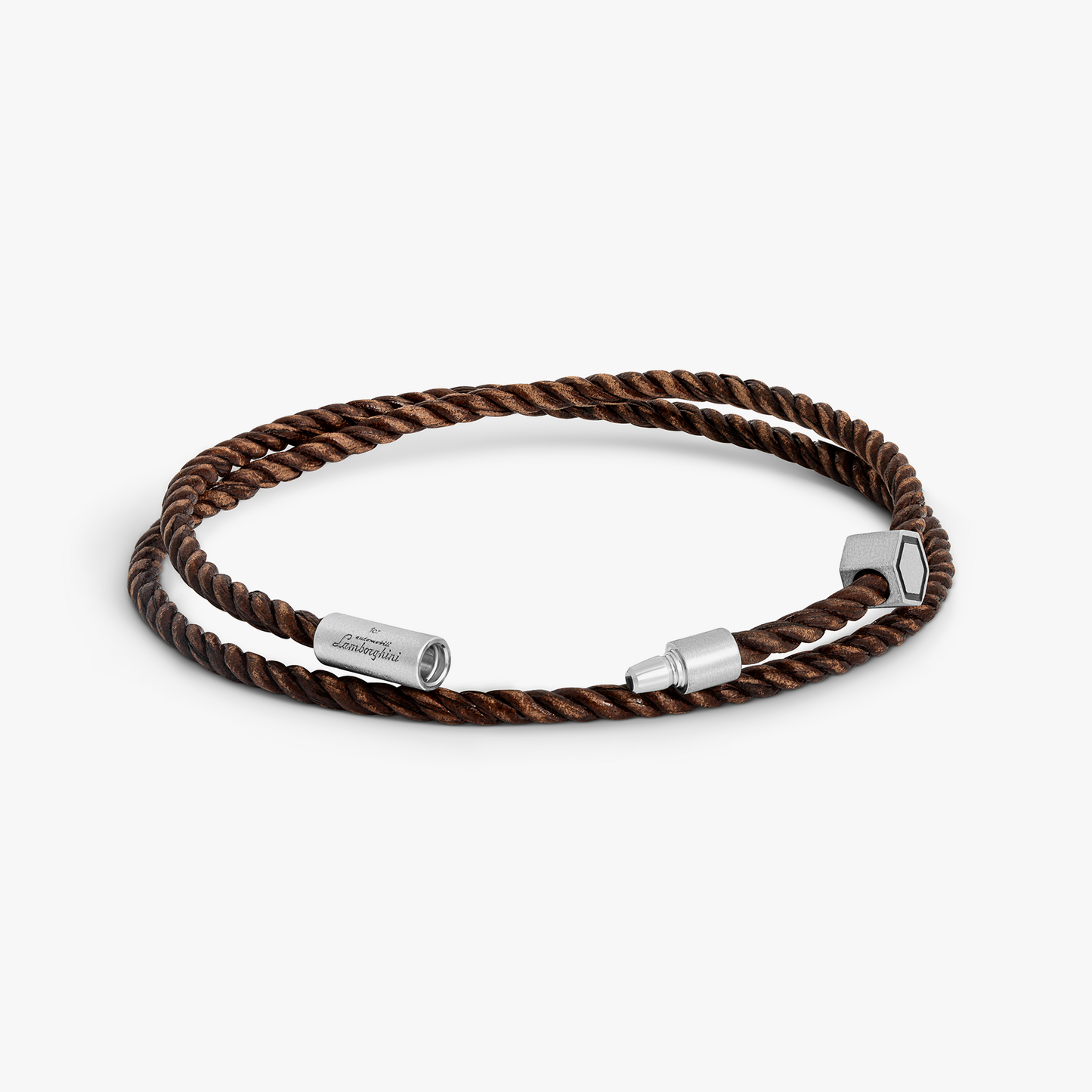 Automobili Lamborghini Hex Mini Pop Pelle In Brown