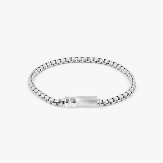Pop Box 4MM Eco Friendly Bracelet In Sterling Silver