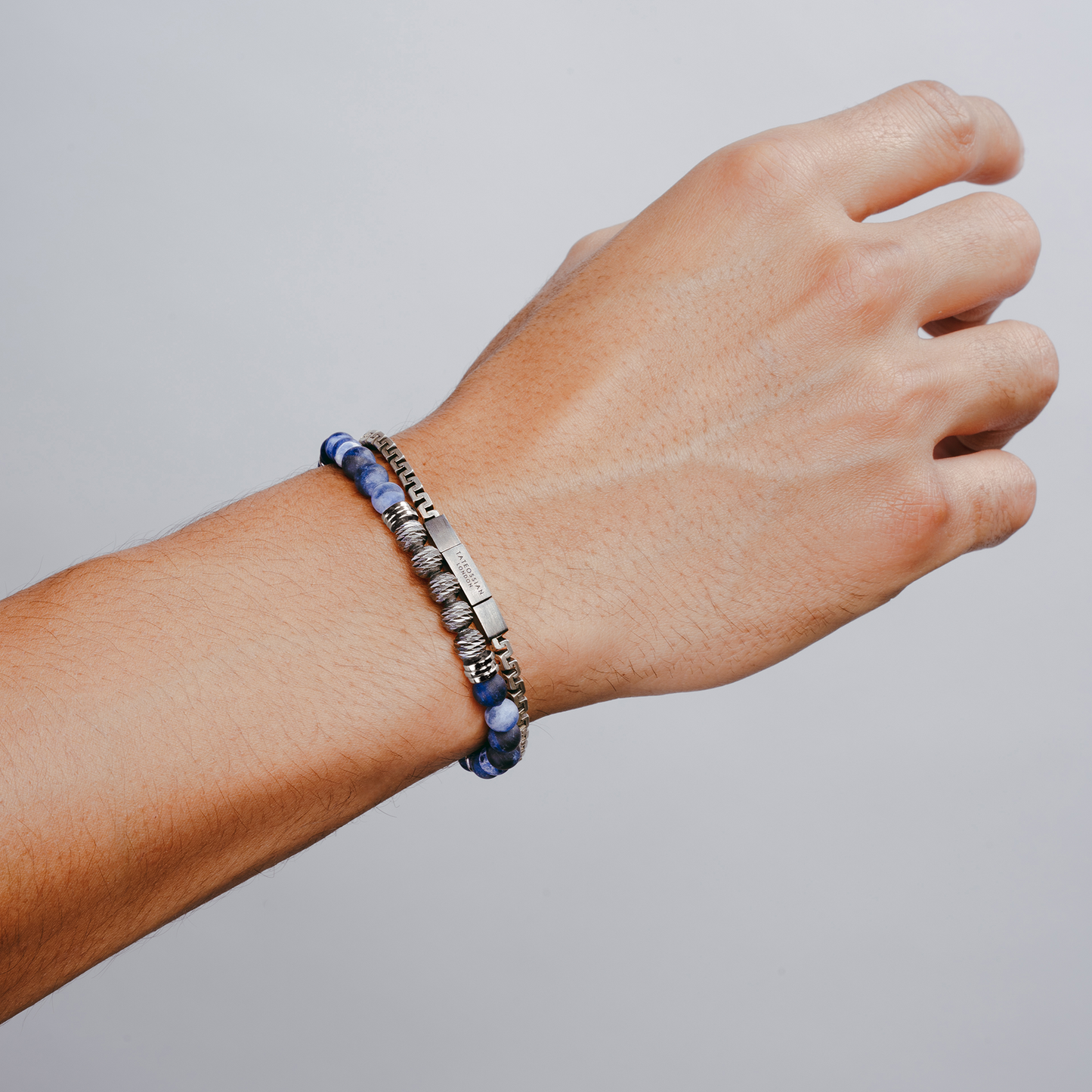 Stonehenge Graffiato Bracelet With Sodalite