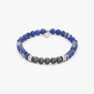 Stonehenge Graffiato Bracelet With Sodalite