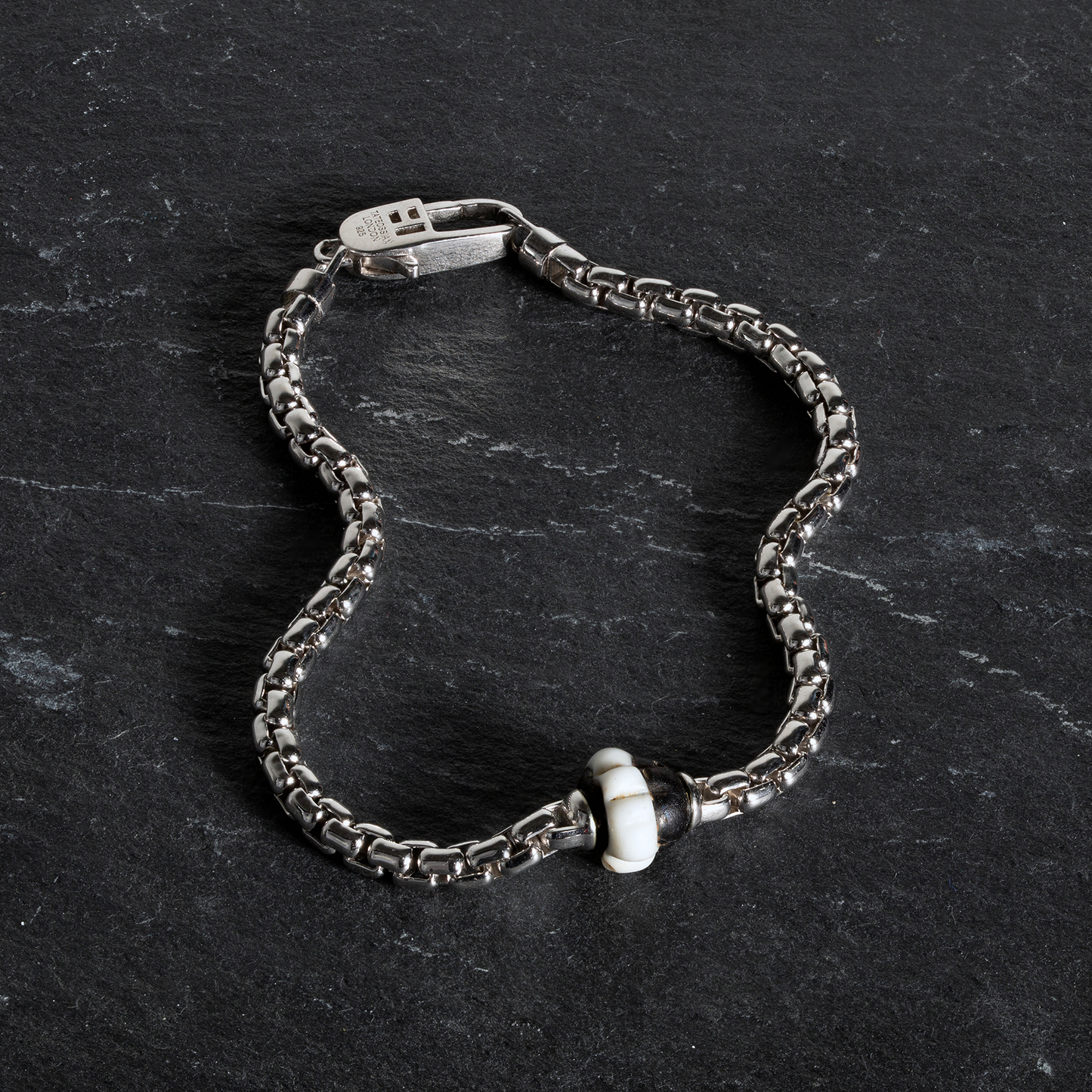 Nigerian Dog Tooth Chain Bracelet in Sterling Silver(Limited Edition)
