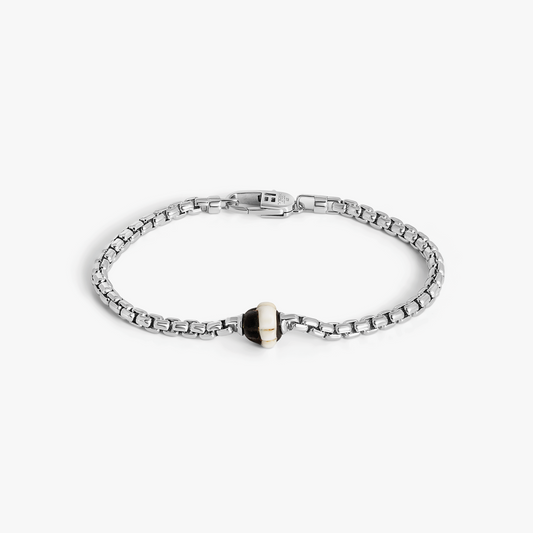 Nigerian Dog Tooth Chain Bracelet in Sterling Silver(Limited Edition)