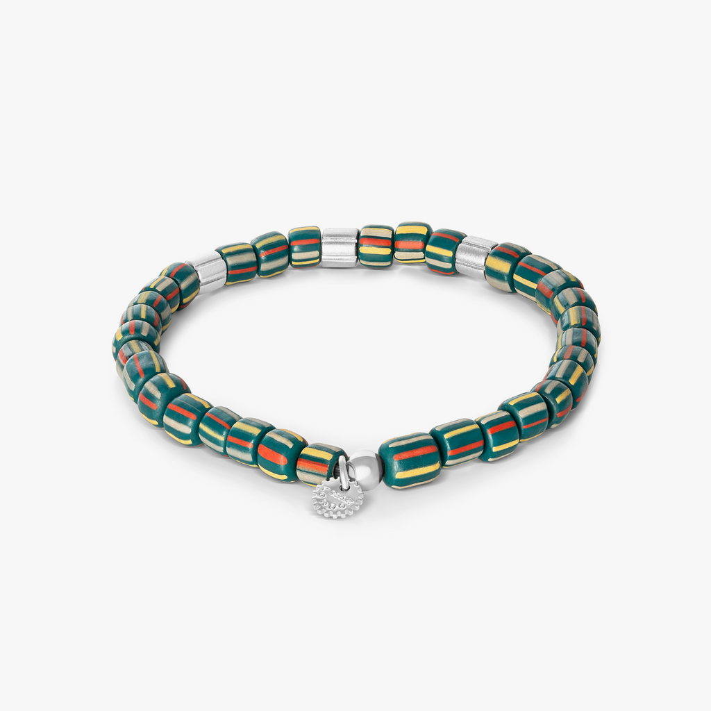 Mini Rigato Java Beaded Bracelet in Green (Limited Edition)