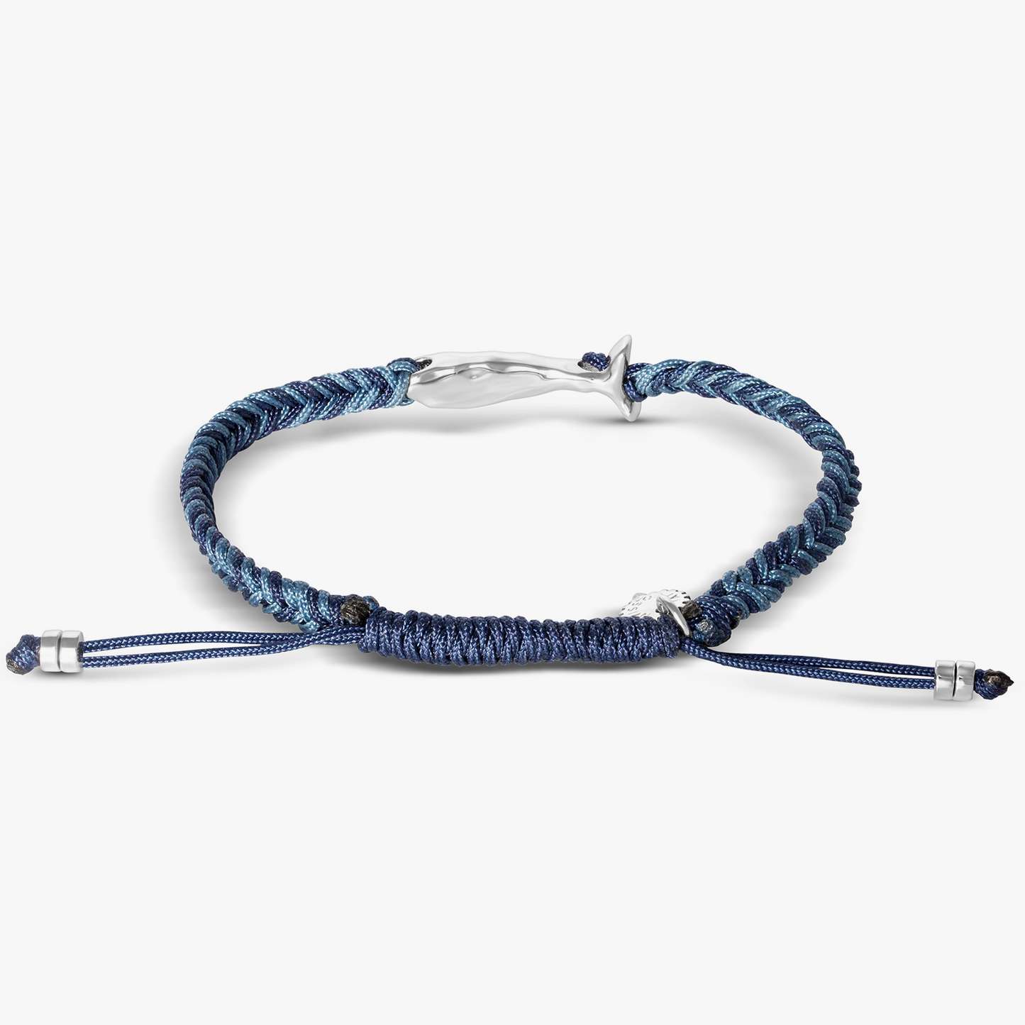 Feng Shui Fish Macrame Bracelet in Blue