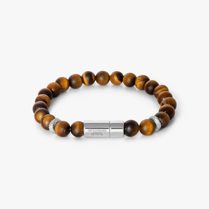 Pop Mobius Beaded Bracelet in Tiger Eye