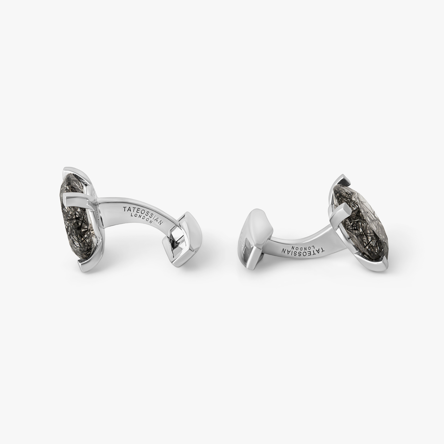 Floating Tourmaline Quartz Cufflinks | Limited Edition