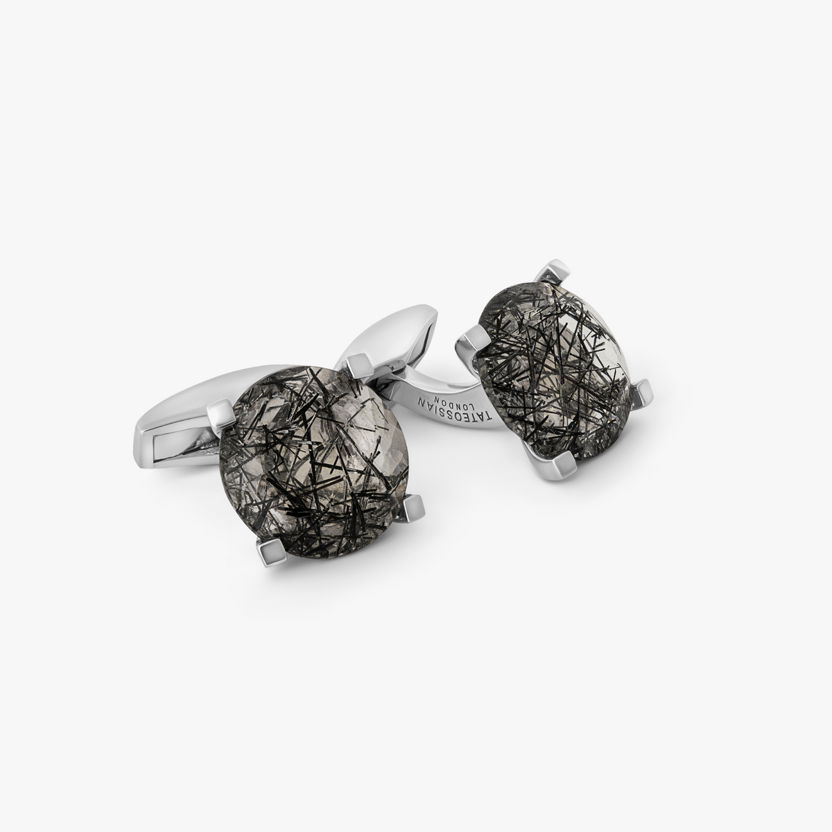 Floating Tourmaline Quartz Cufflinks | Limited Edition