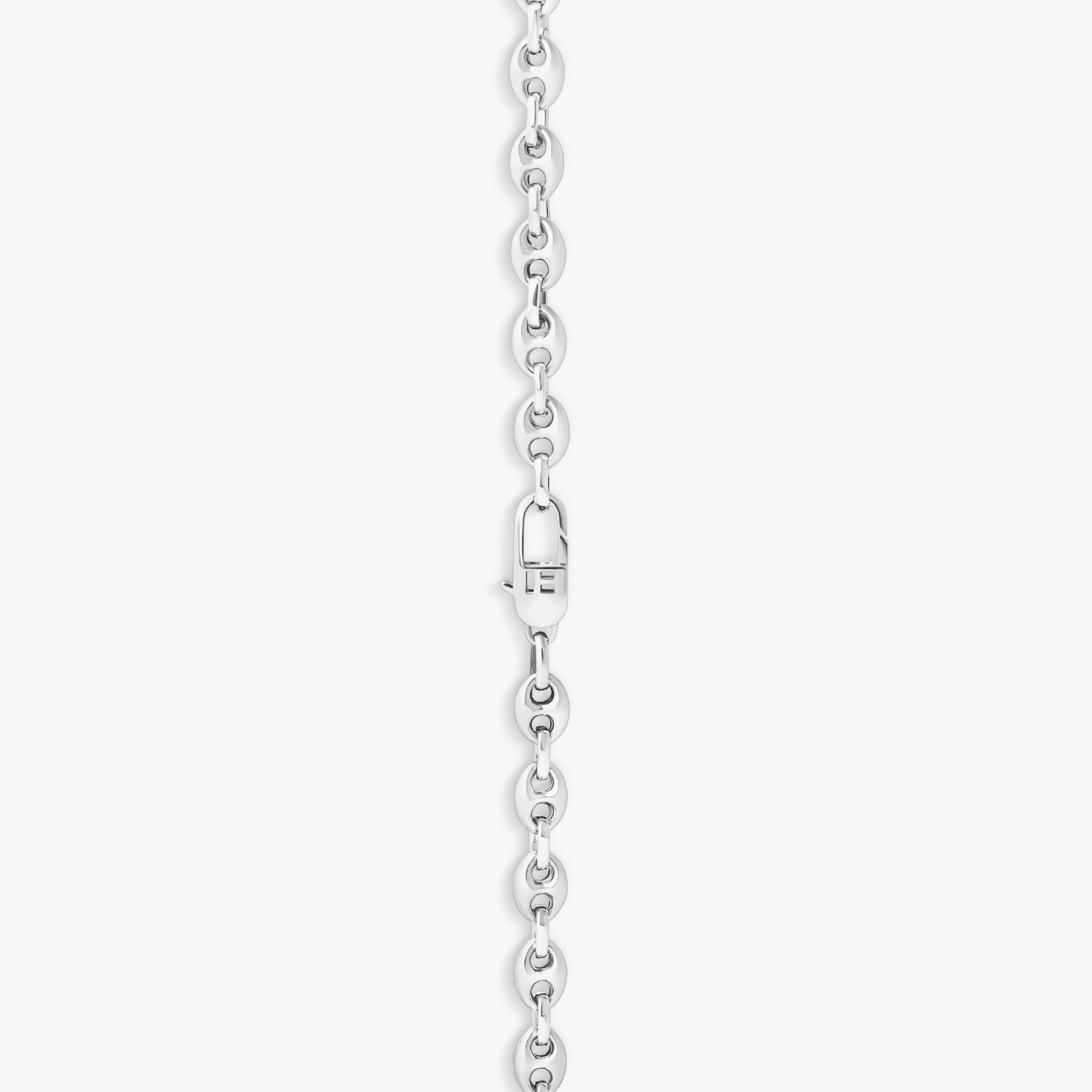 Marine Link Necklace In Sterling Silver