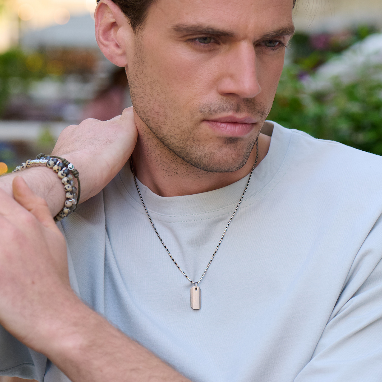 Titanium Octo Mini Necklace