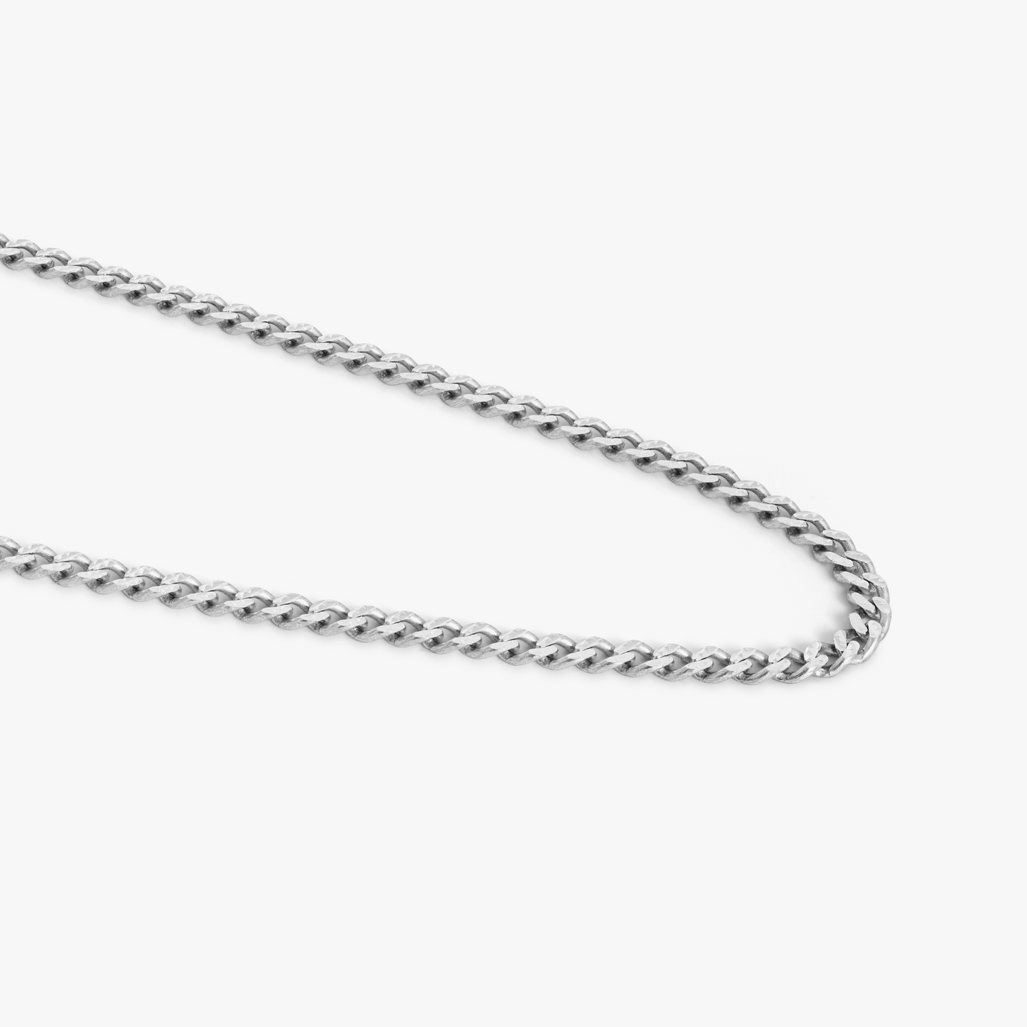 Martellato Chain Necklace in Sterling Silver