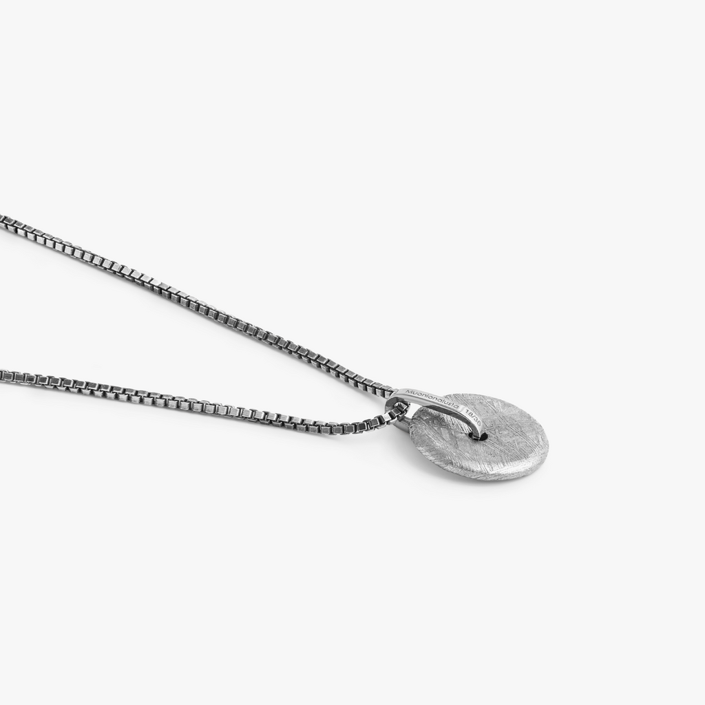 Muonionalusta Meteorite Necklace in Sterling Silver (Limited Edition)