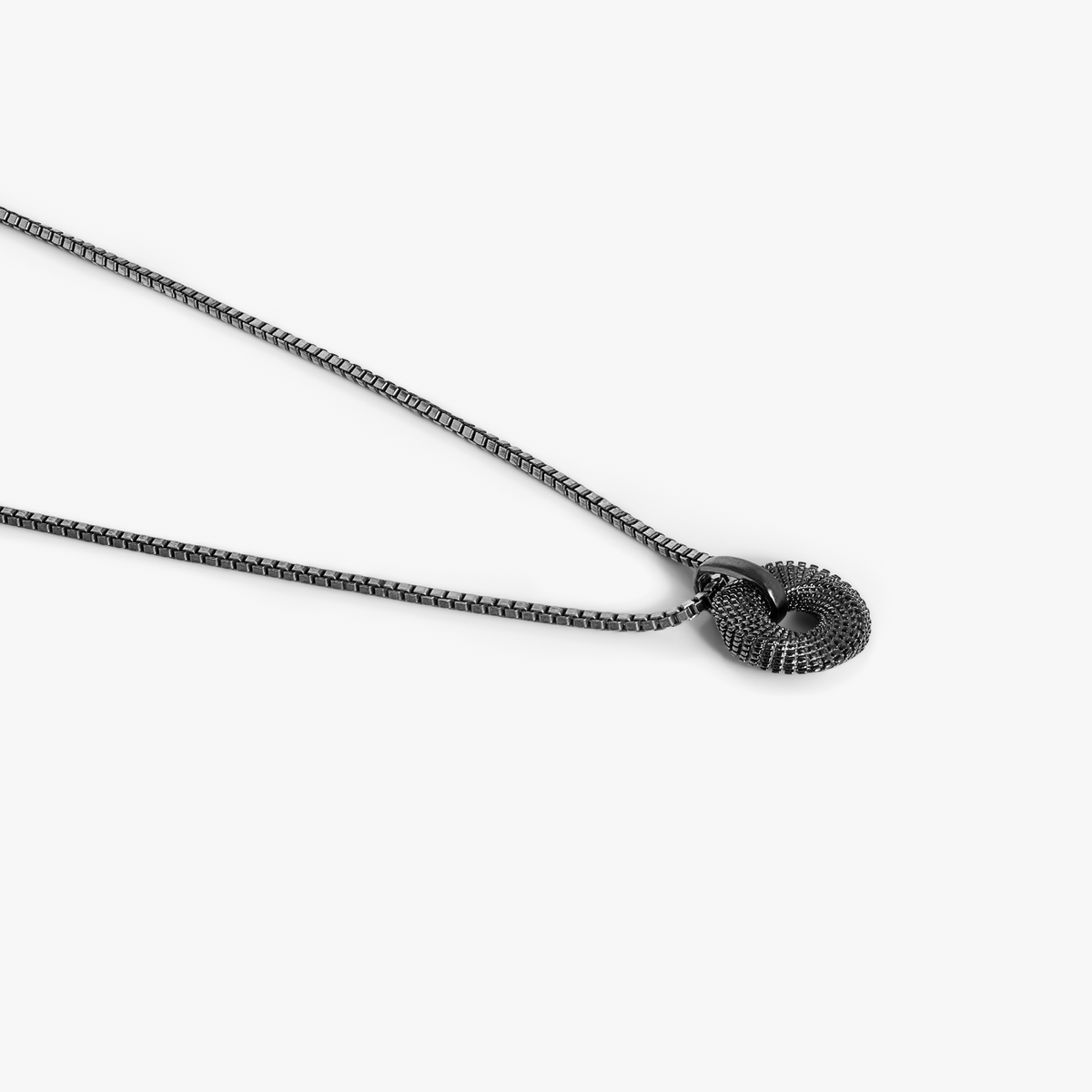 Mobius Sterling Silver Necklace