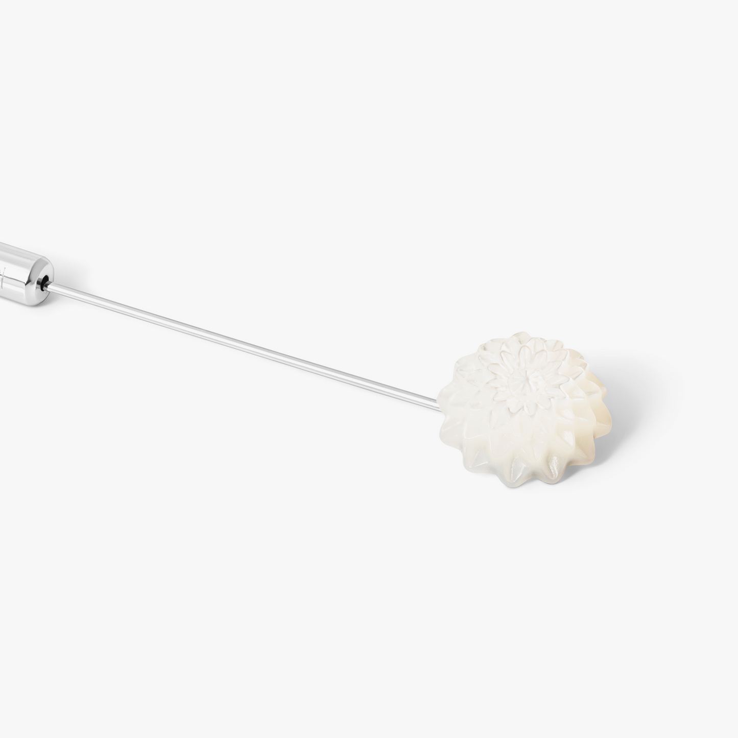 THOMSPON Flower Tie Pin With Mother Of Pearl