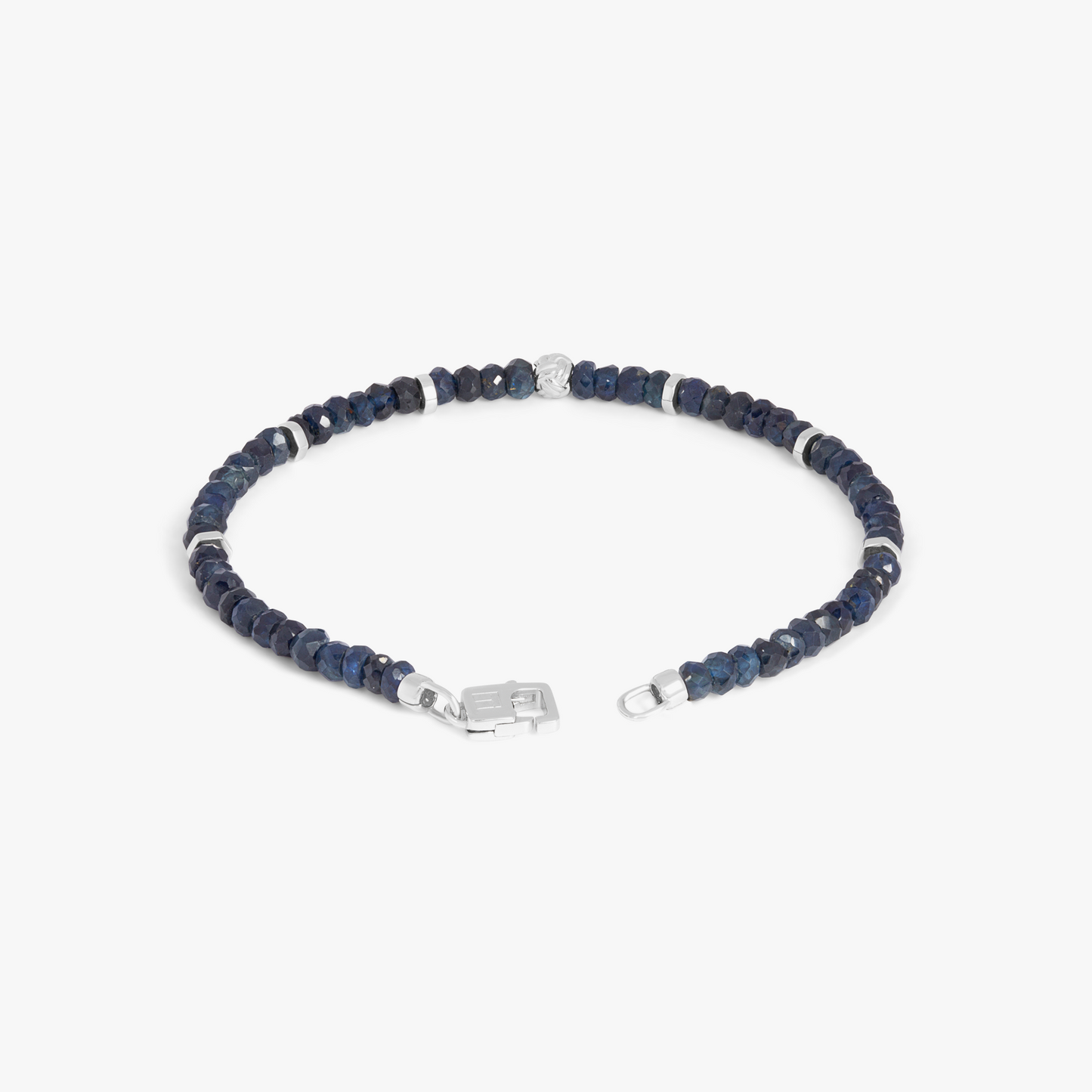 Nodo Beaded Bracelet With Blue Sapphire