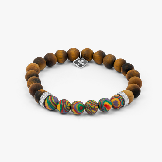 Thompson IP plated Bracelets in Tiger eye