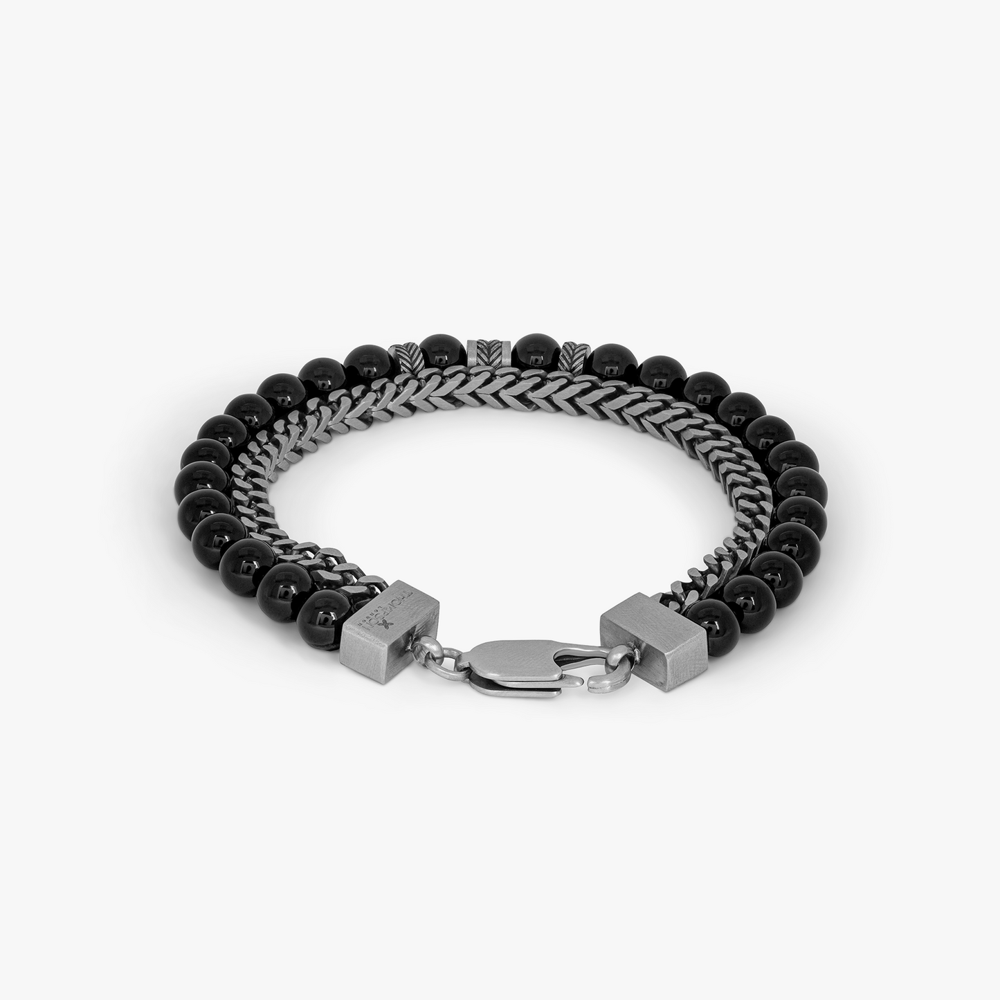 Thompson Semi- precious Bracelet in Black