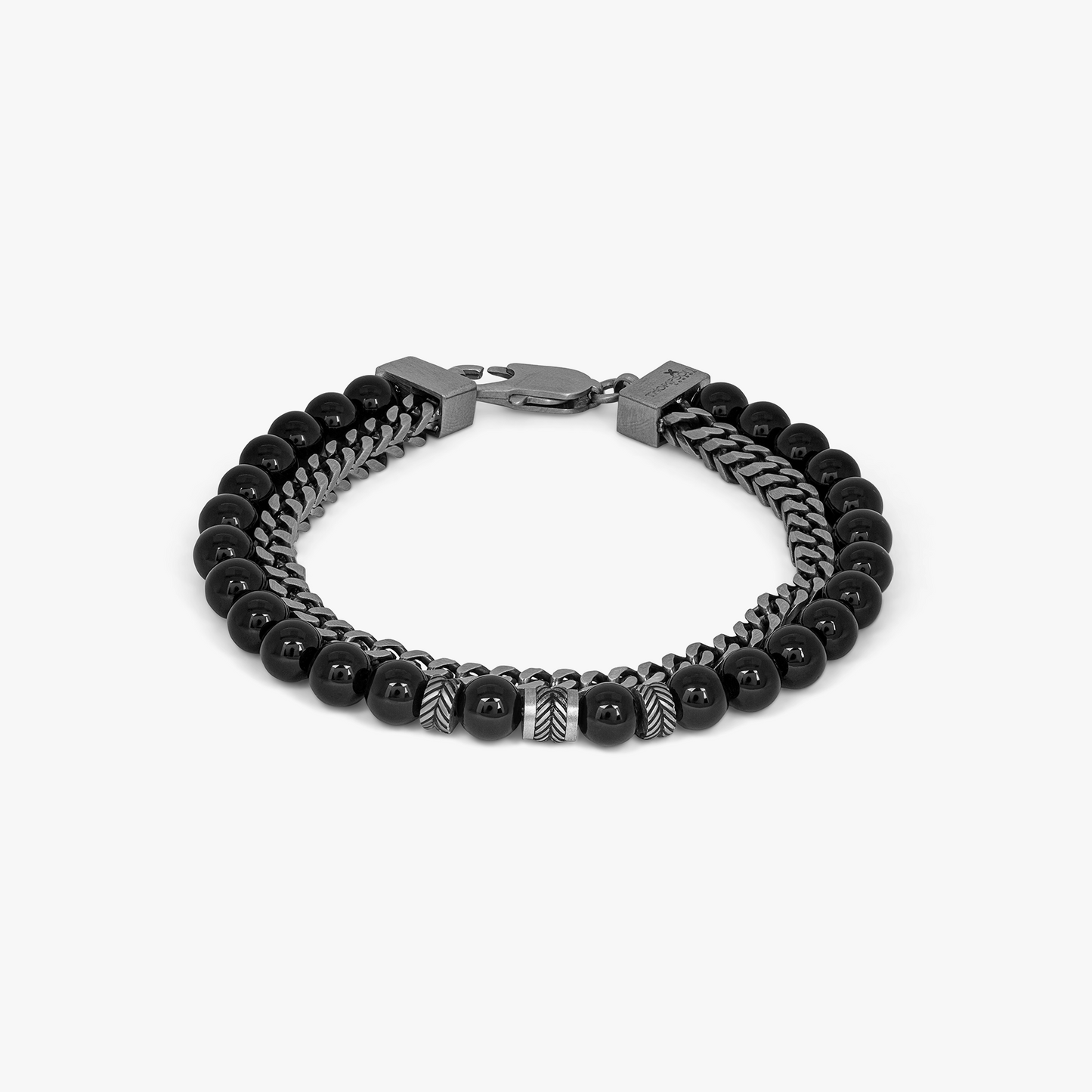 Thompson Semi-Precious Bracelet in Black