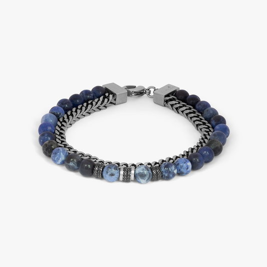 Thompson Semi- precious Bracelet in Blue