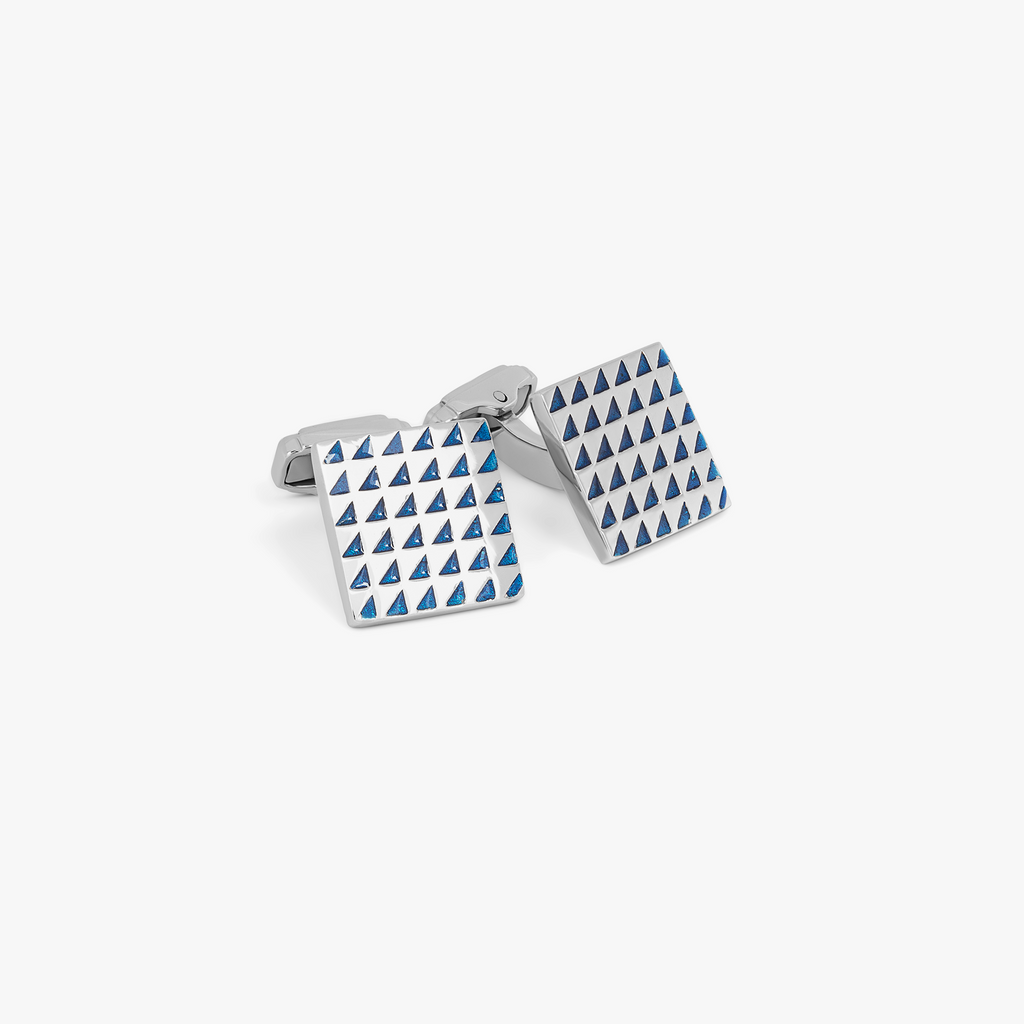Thompson Geometric Square in Blue