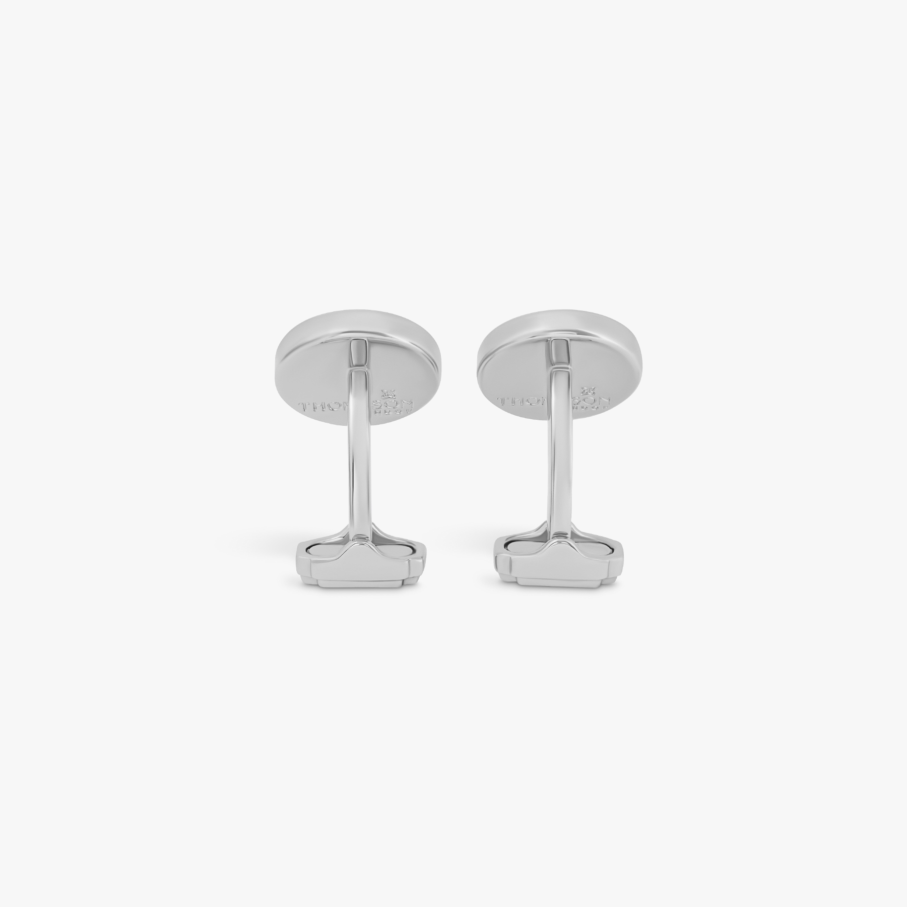 Thompson Fortuna Cufflink in White Bronze plated