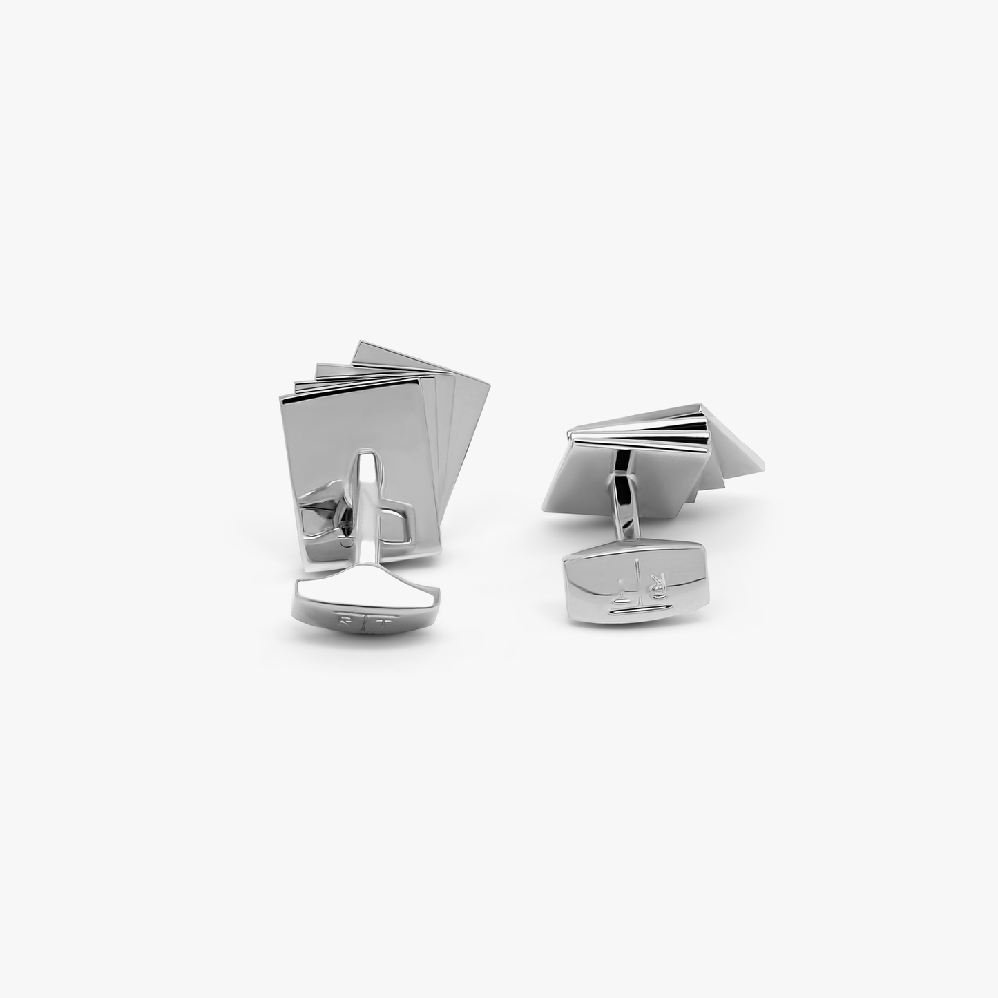 Playing Card Cufflinks in Palladium Plated