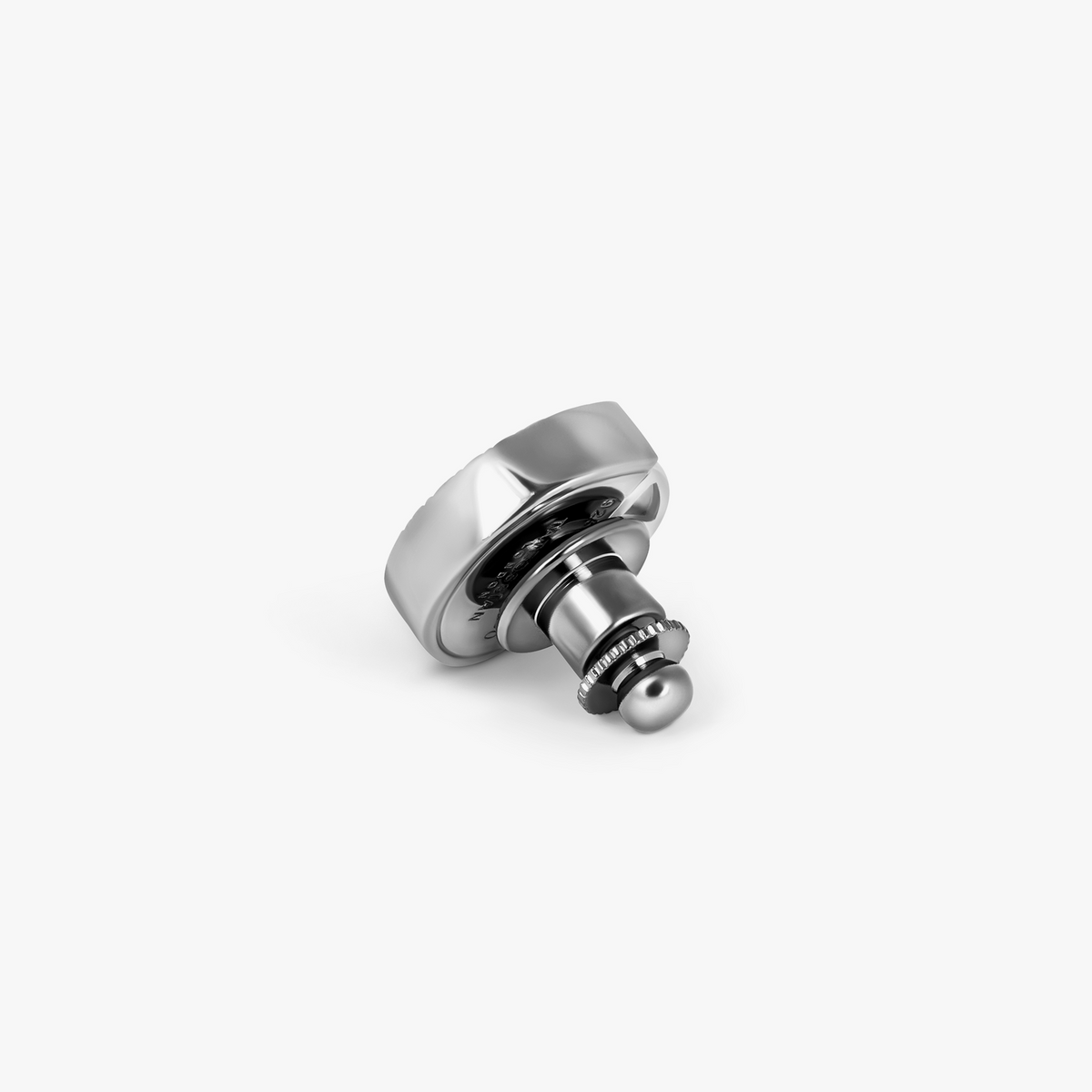 Regalia Pin Regalia Spinning Coin Pin In Rhodium Plated | Tateossian
