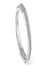 Silver Rhodium Plated Silver Signature Hexade Ring